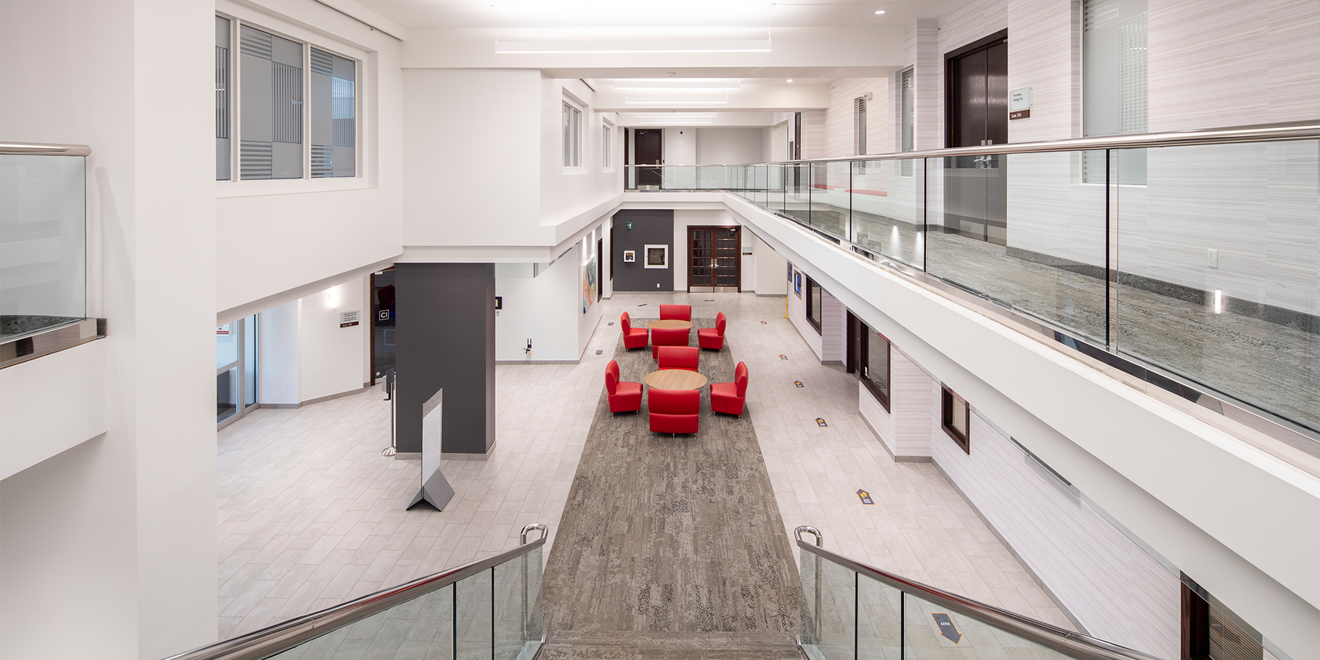 5420 North Service Road - Office Building Lobby