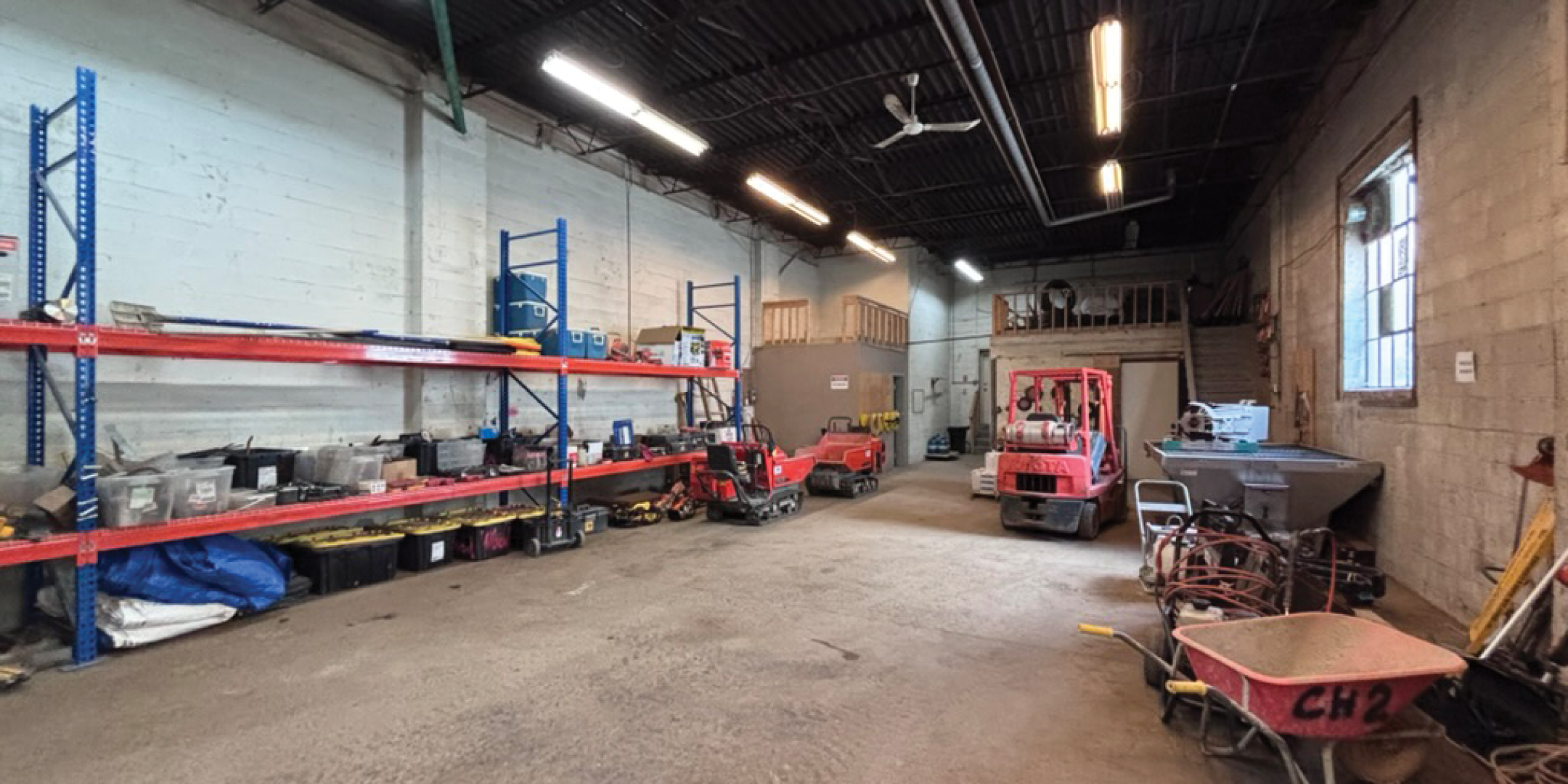 76 Millwick Drive, Unit 101 Interior - Warehouse/Industrial Area with racking and machinery