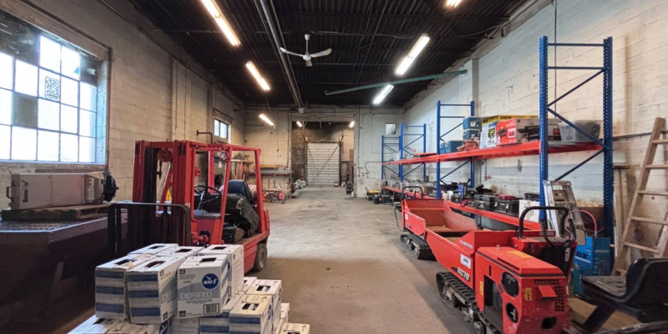 76 Millwick Drive, Unit 101 Interior - Warehouse/Industrial Area with racking and machinery