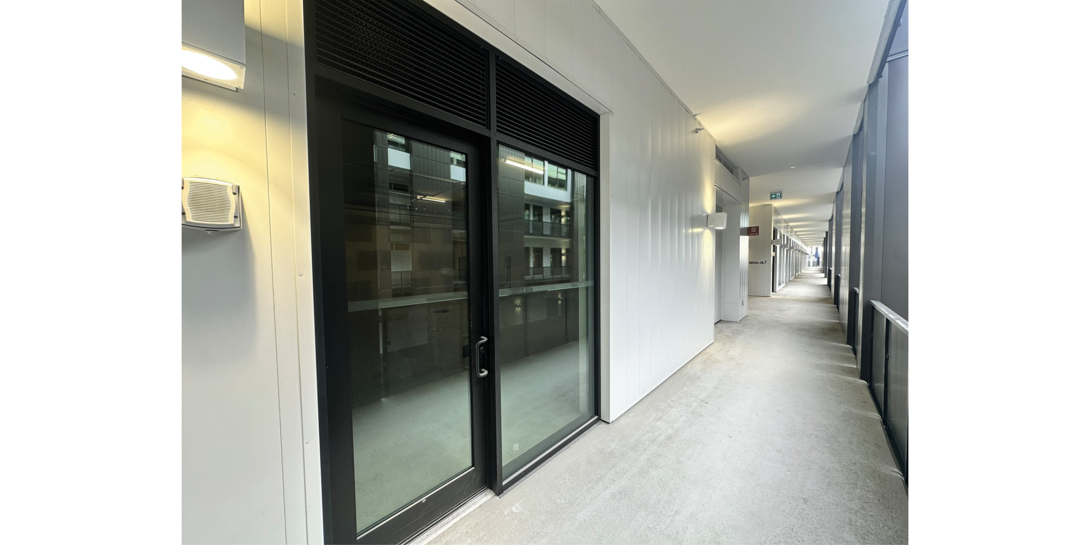 8188 Manitoba Street building interior hallway