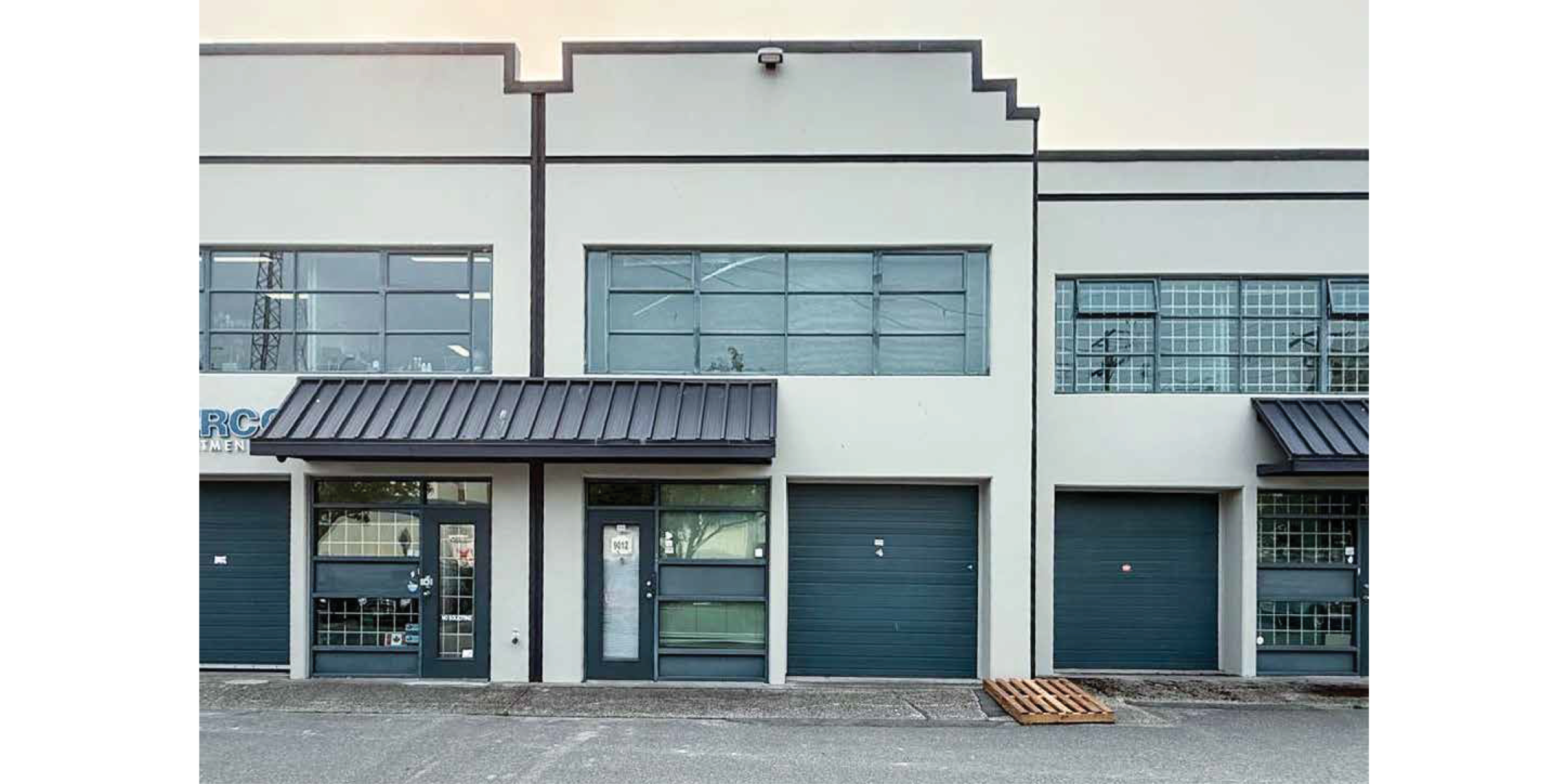 9012 Oak Street building exterior showing main entrance