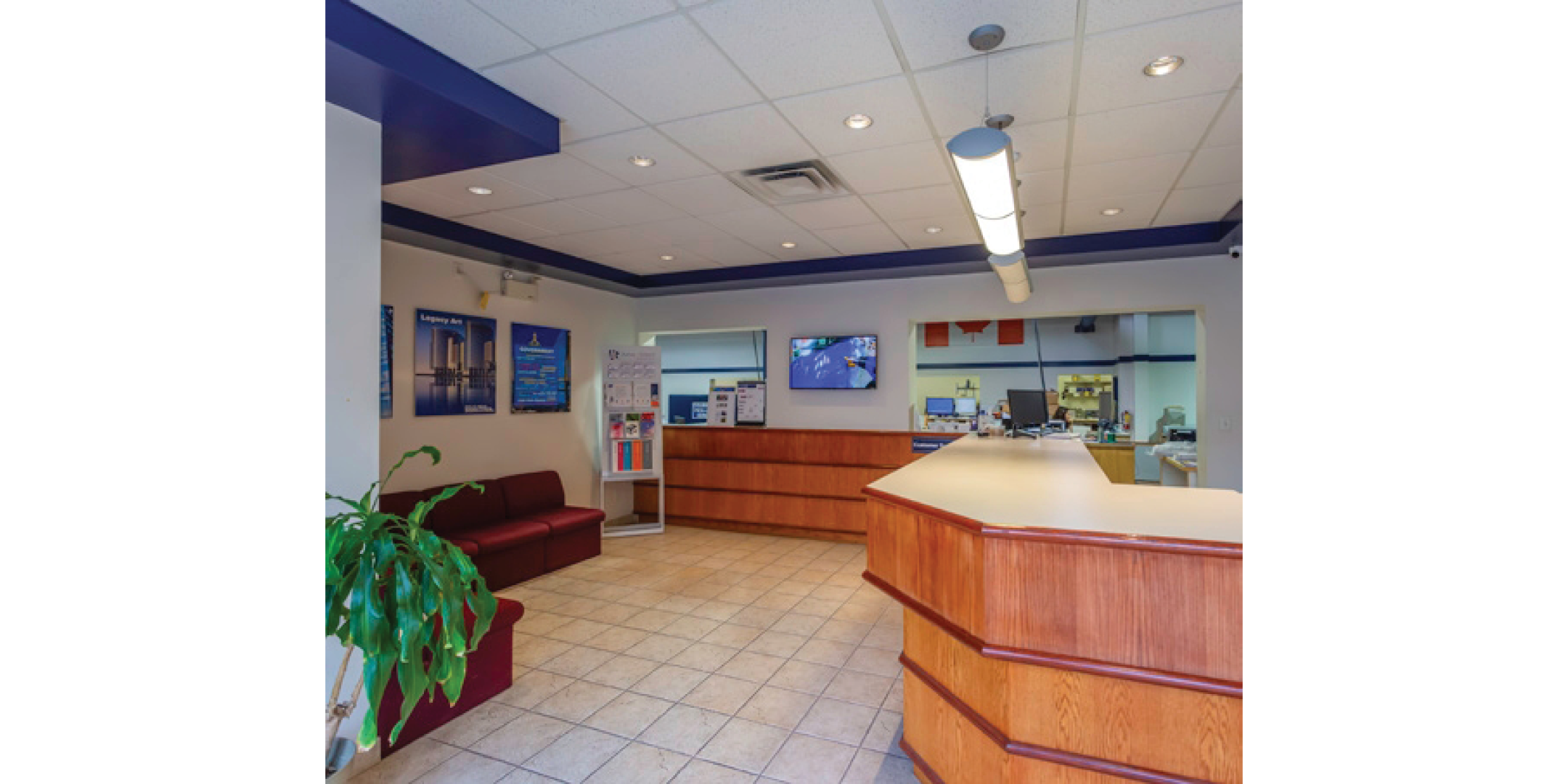 99 West 6th Avenue building interior reception area