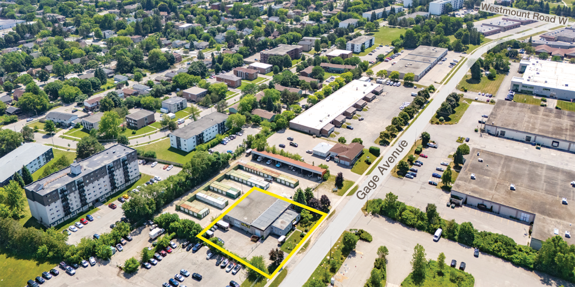 230 Gage Avenue aerial