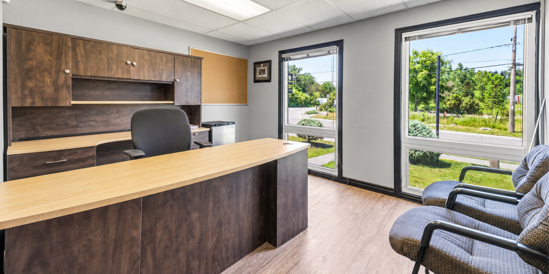 230 Gage Avenue private office with large windows