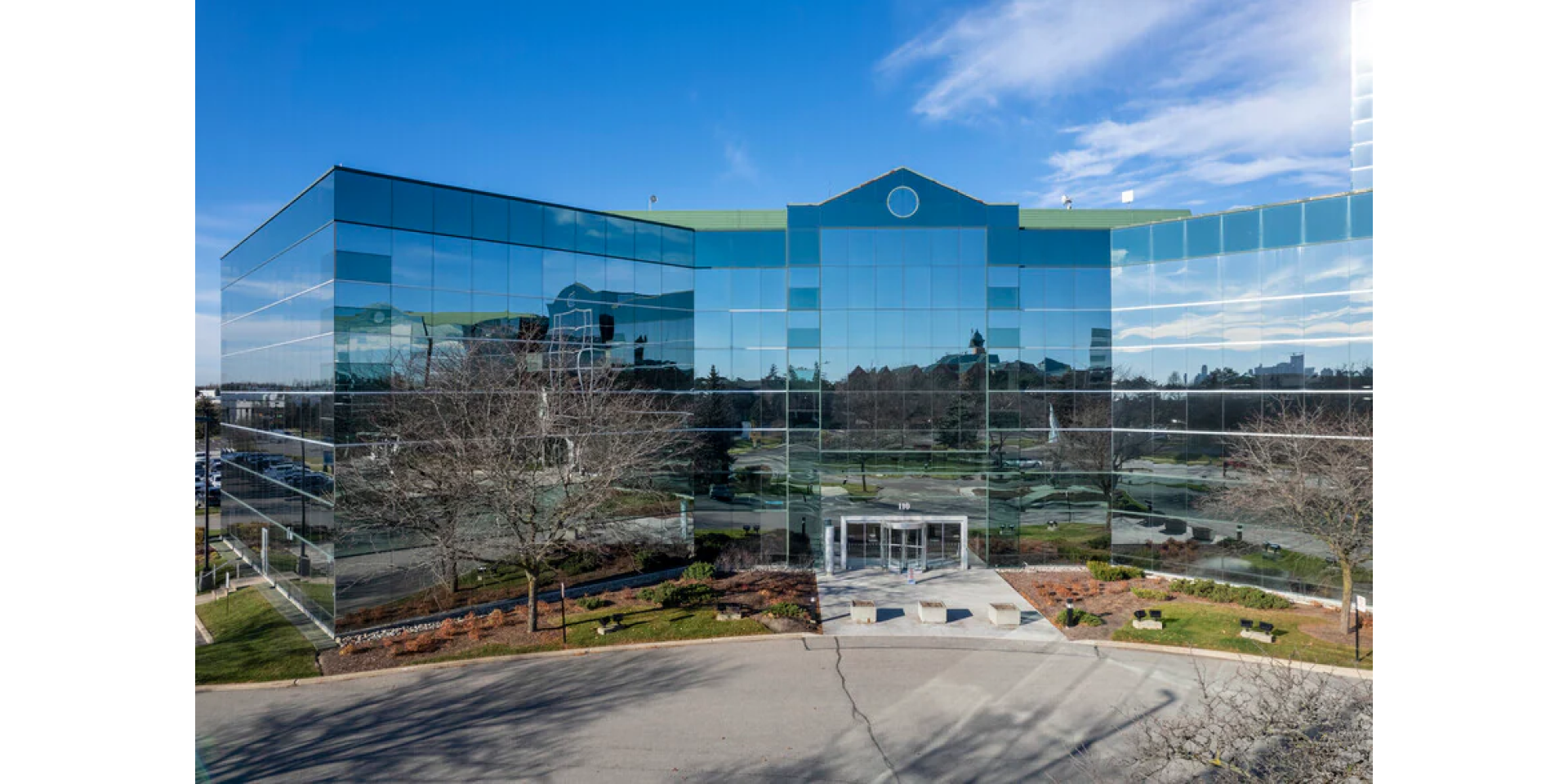 Building Exterior 320-110 Matheson Boulevard W
