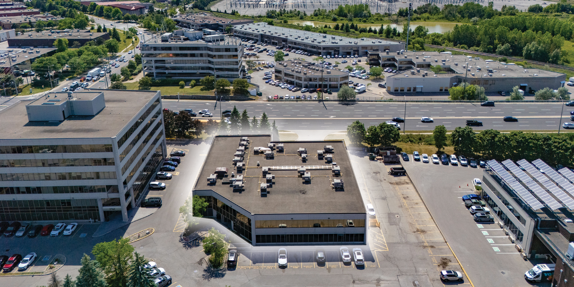 3762 14th Avenue Office Building outlined in white