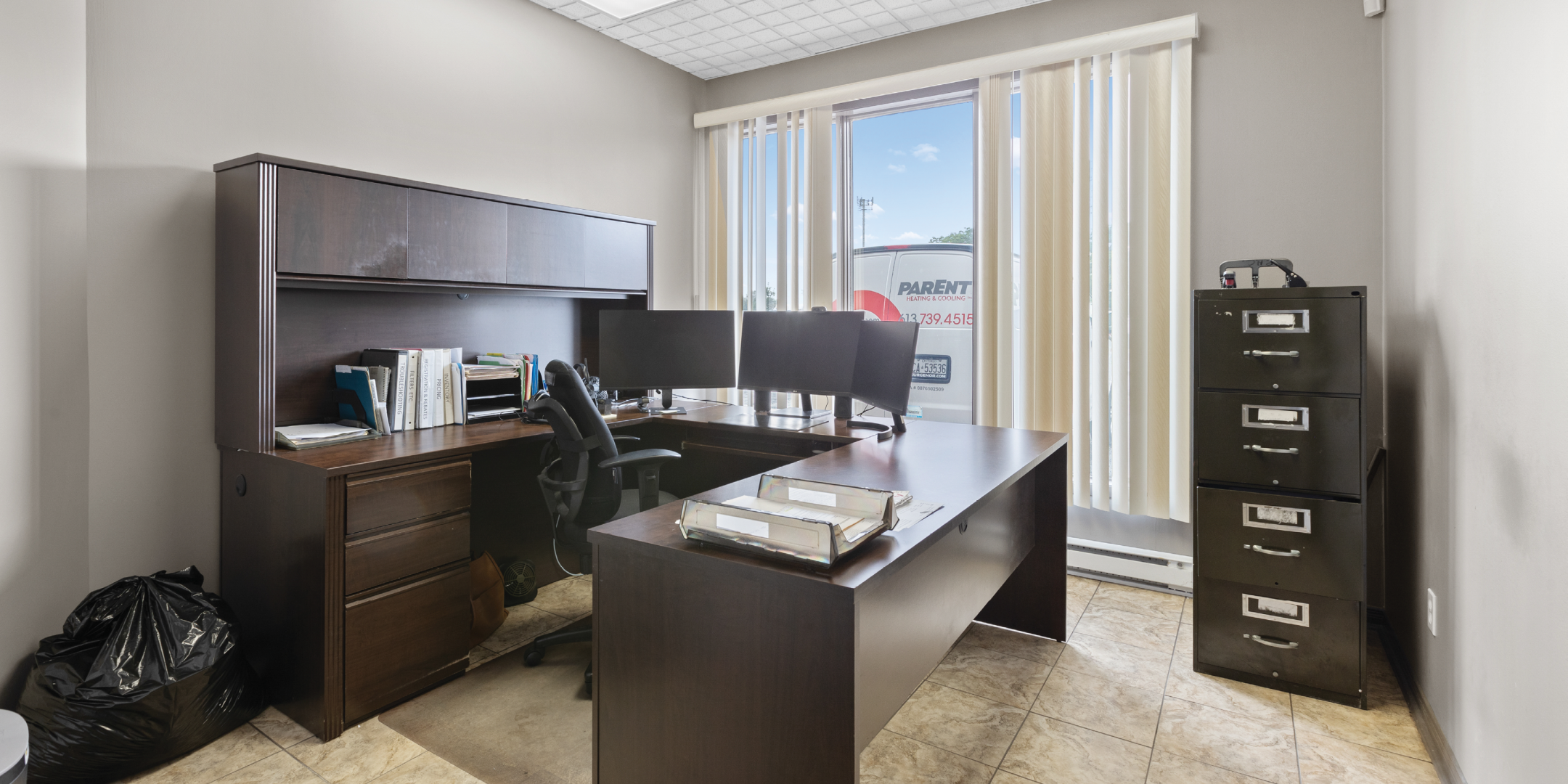 5360 Canotek Road Private Office with Large Window