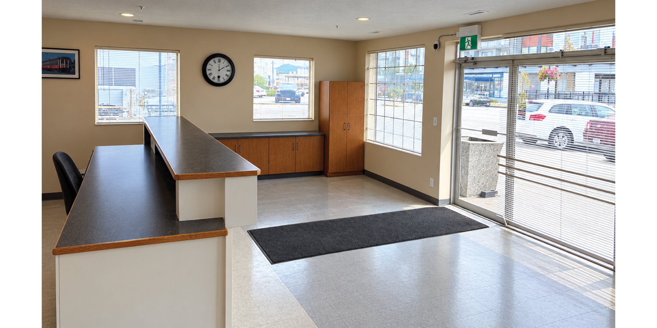 5749 & 5759 203A Street building interior reception area