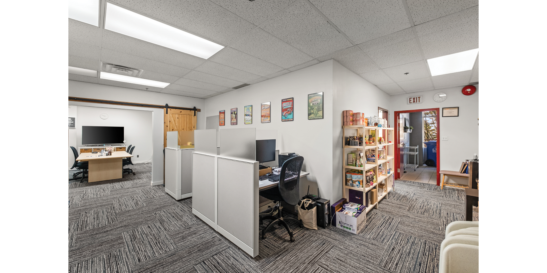 62 West 8th Avenue building interior office area with cubicles