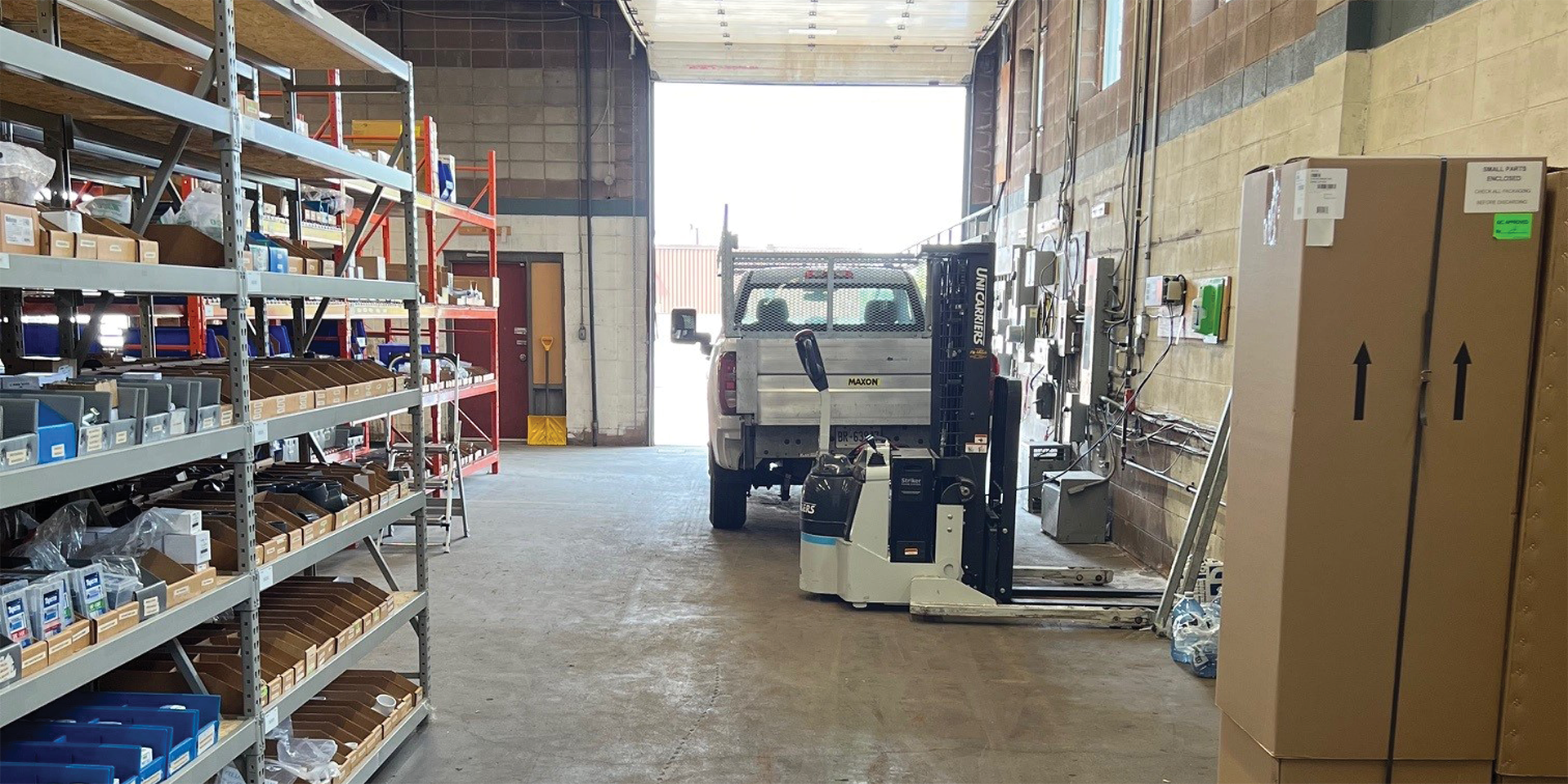 663 Colby Drive warehouse area