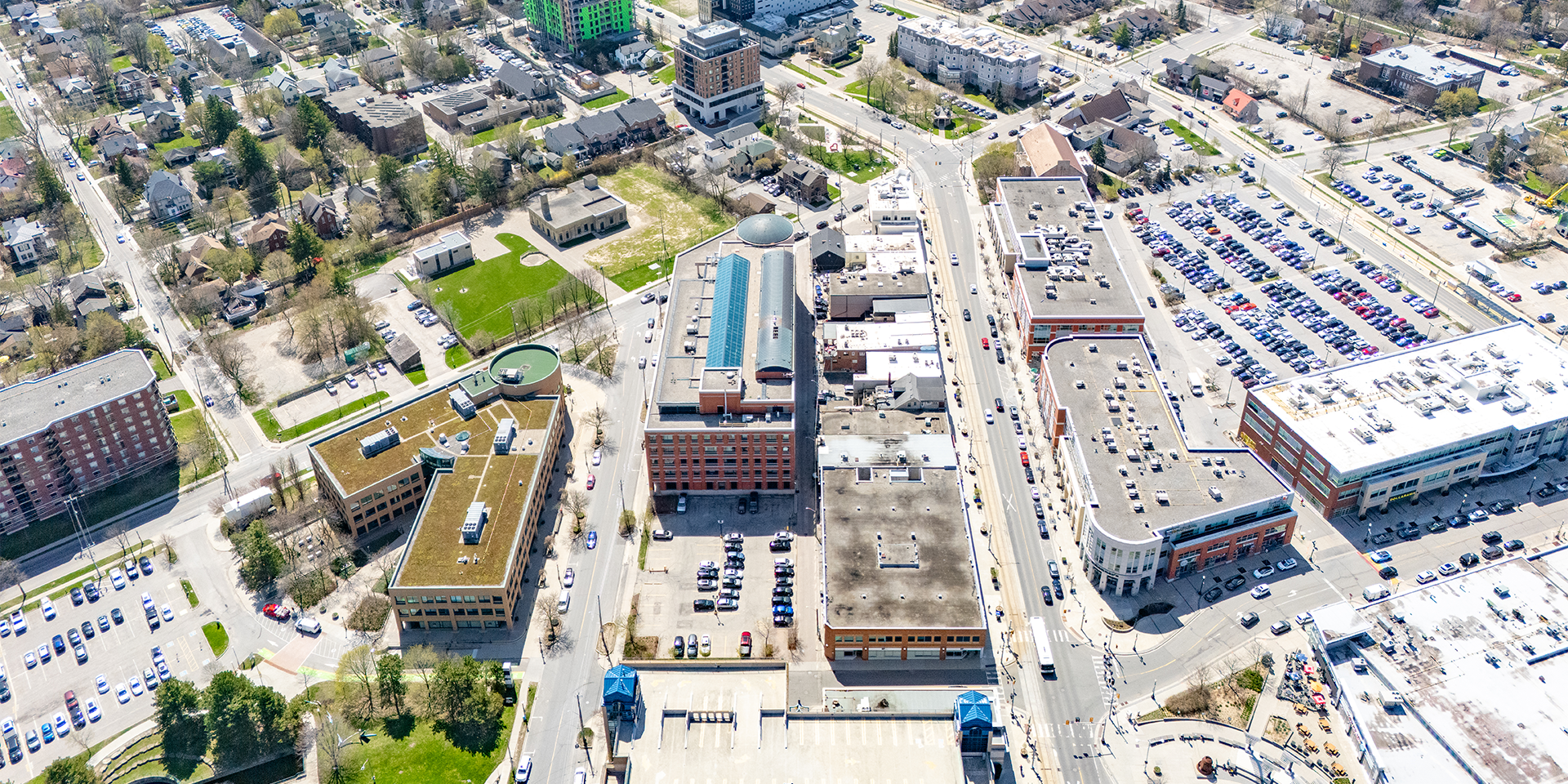 80 King Street S Aerial