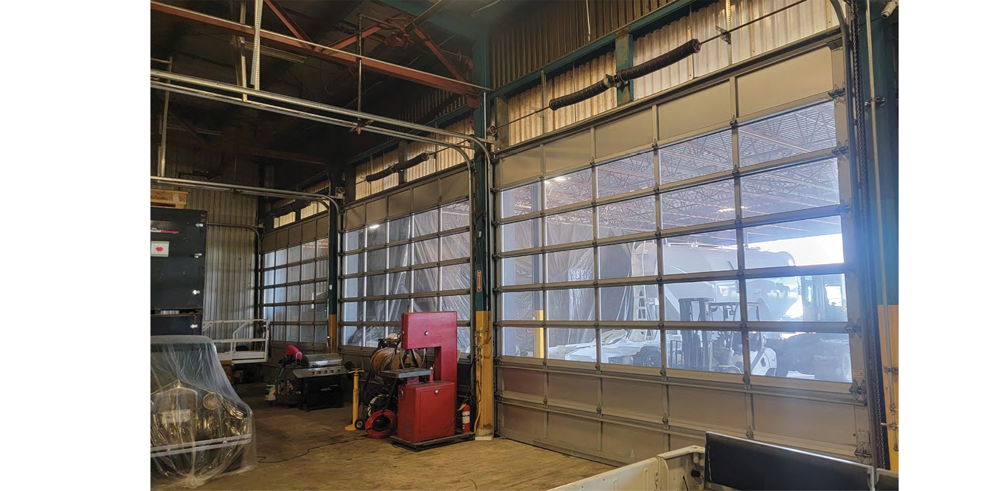 9975 199B Avenue building interior warehouse loading doors