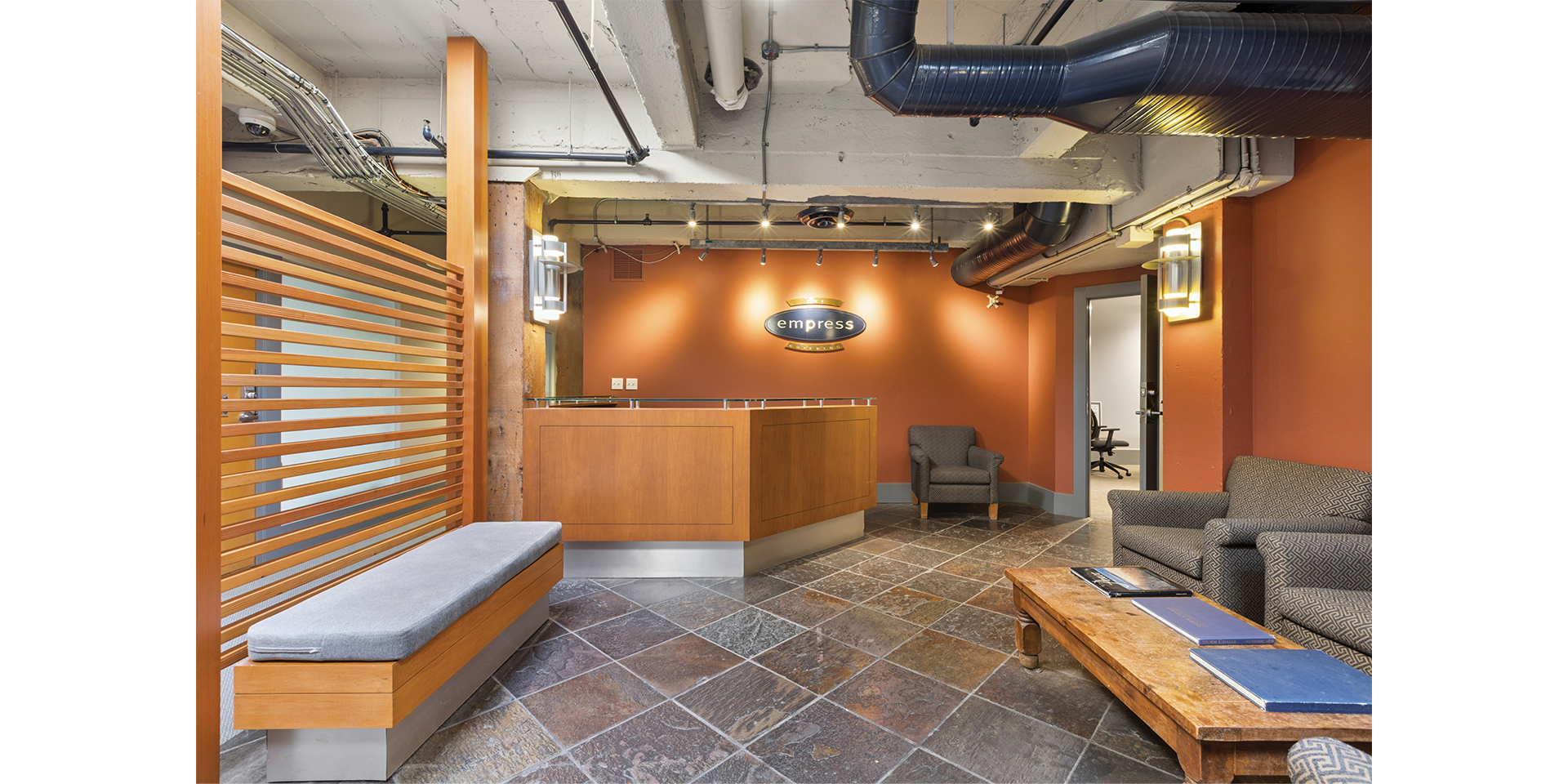 1118 Homer Street building interior lobby