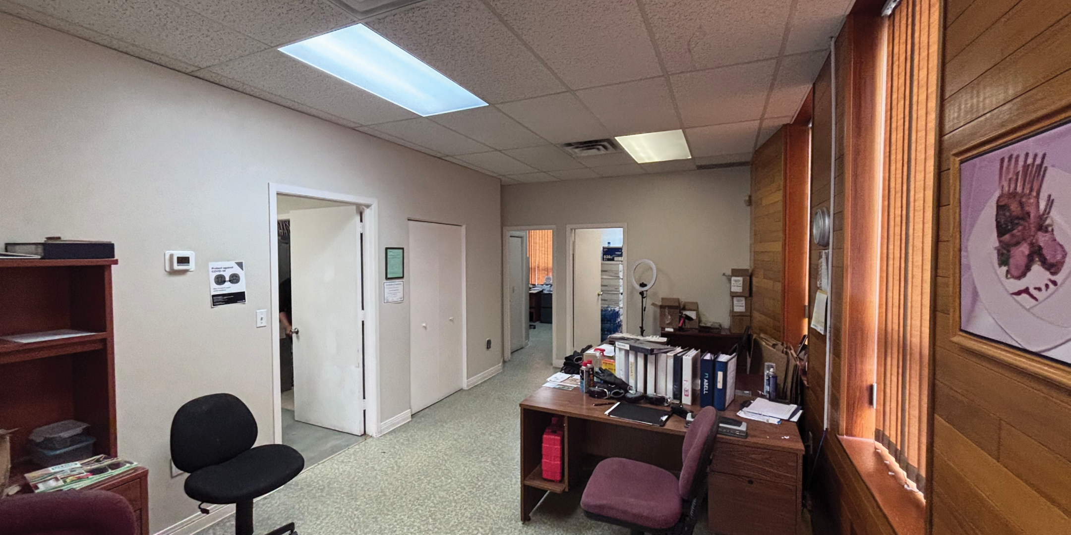 133 Milvan Drive Office Area with Desk and chairs