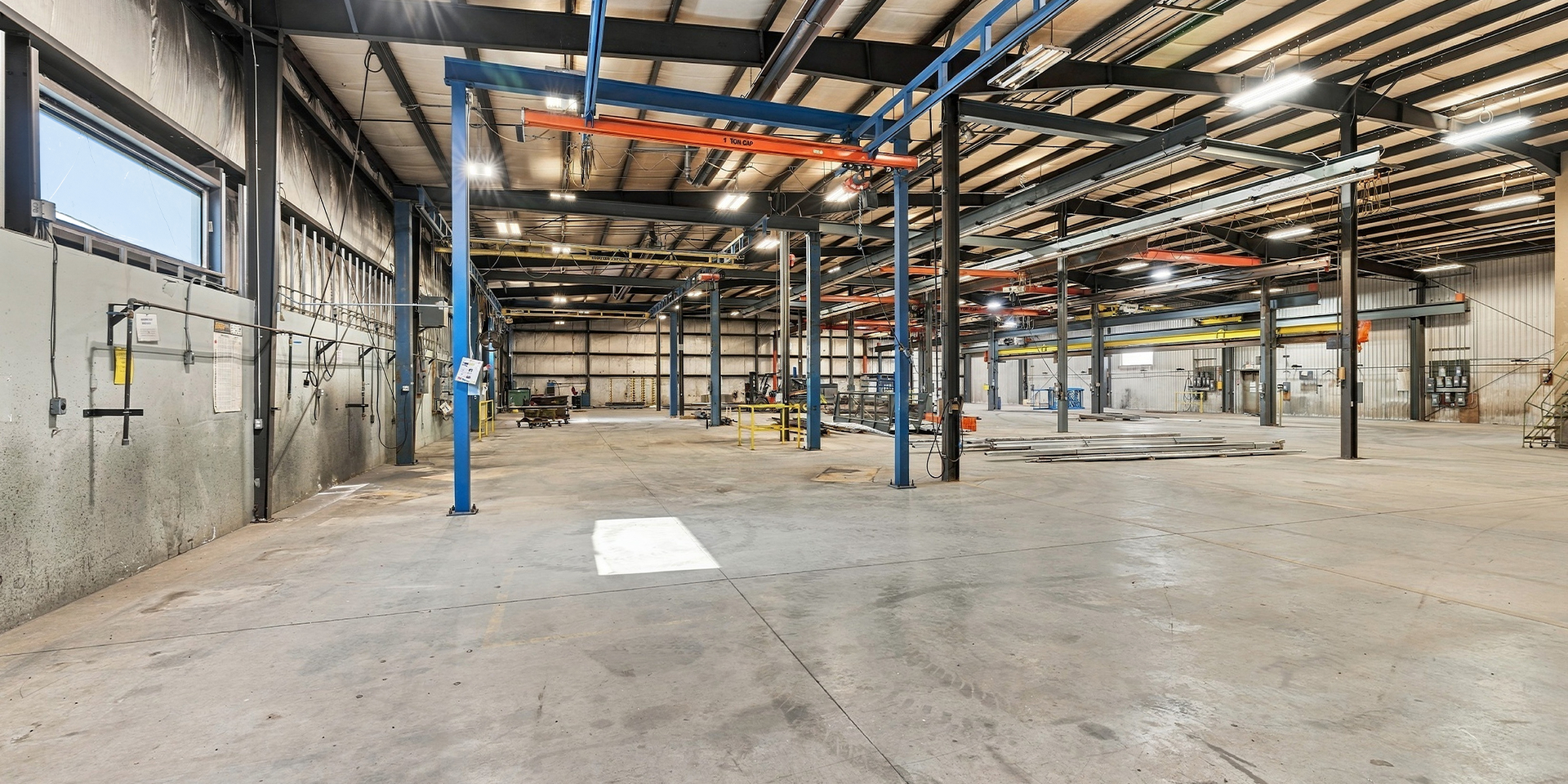 306-310 Darrell Drive interior warehouse area 