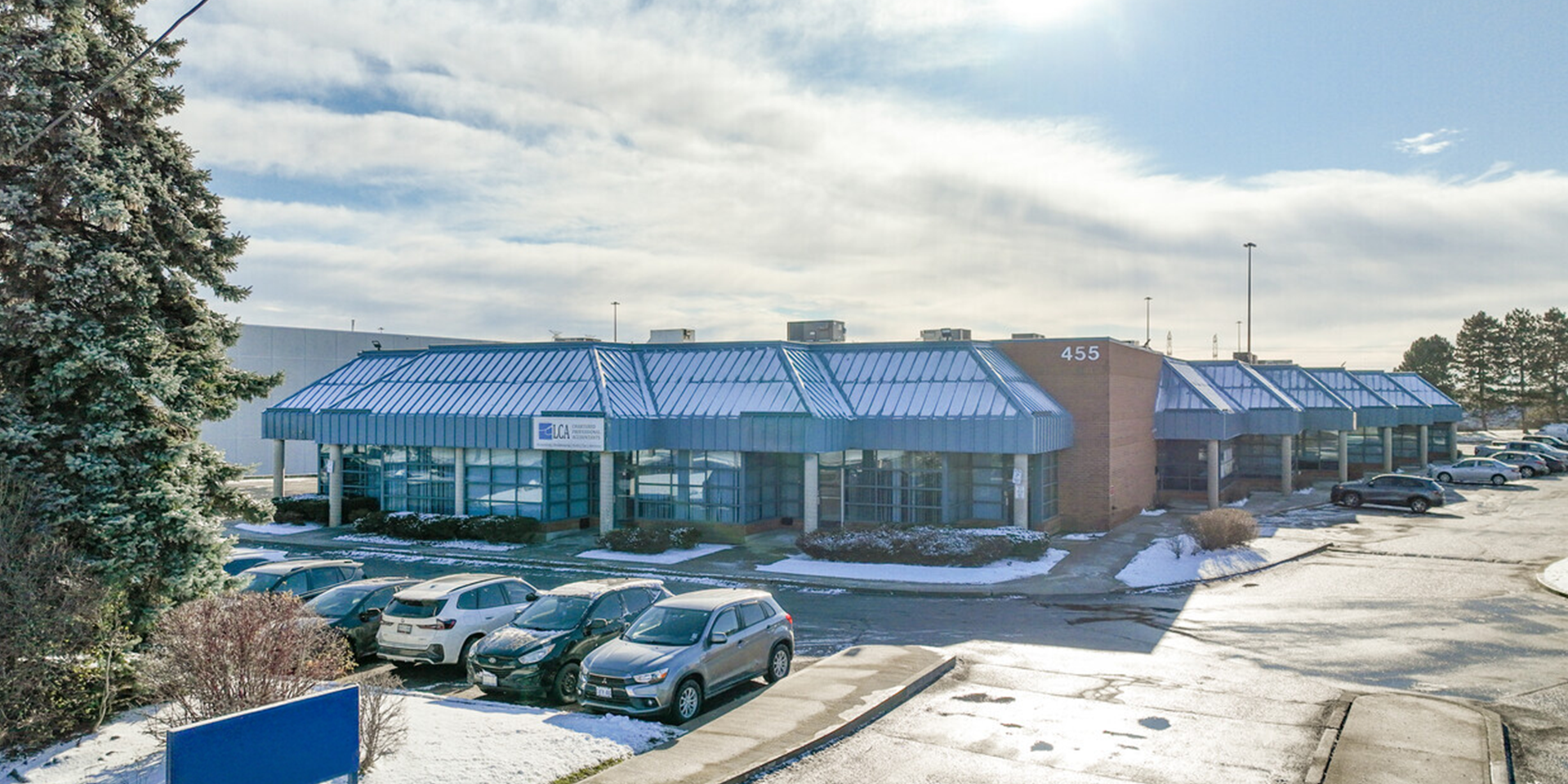 455 Cochrane Drive 24-25 front building exterior