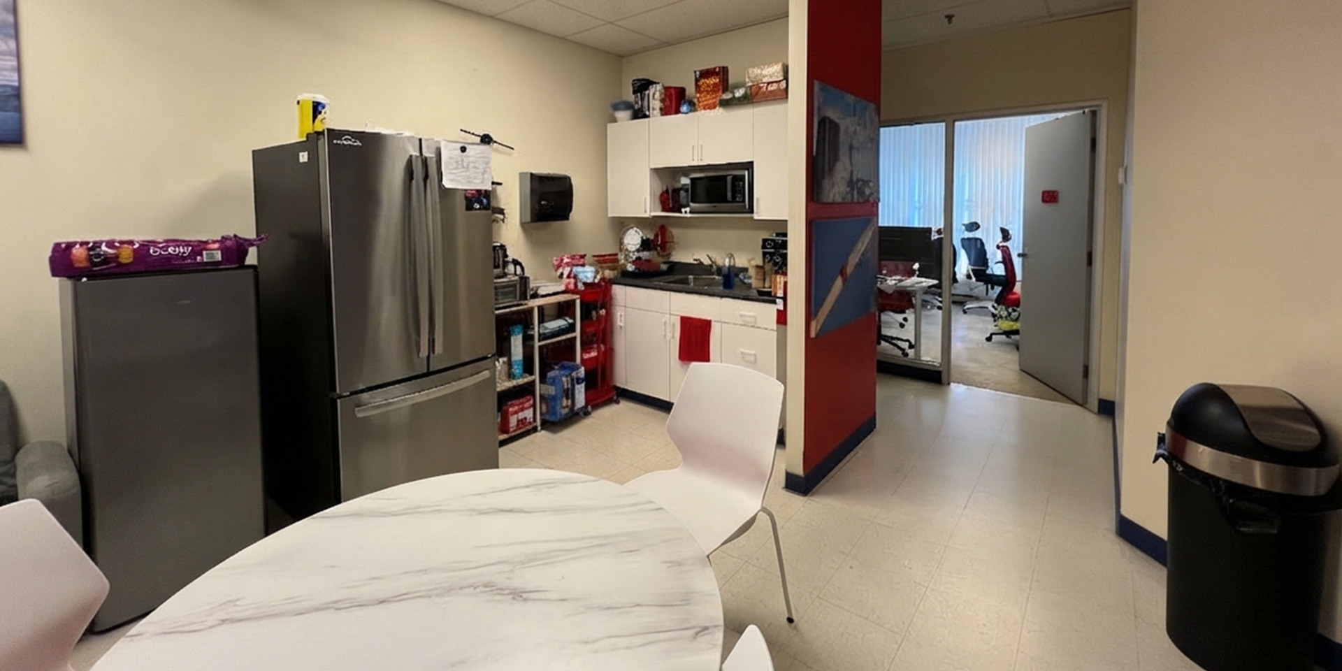 455 Cochrane Drive 24-25 kitchenette and breakroom