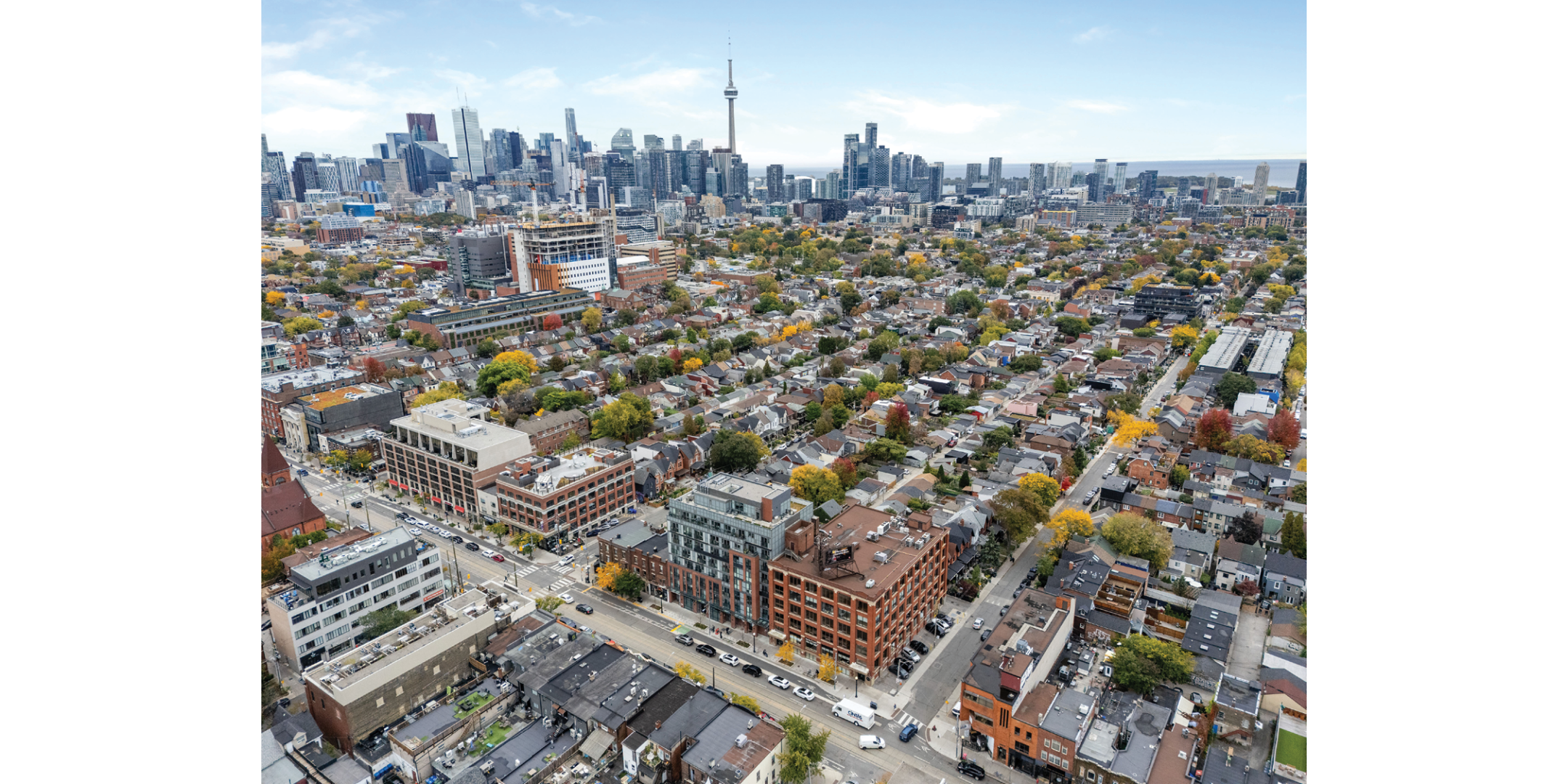 559 College Street Building Exterior Aerial