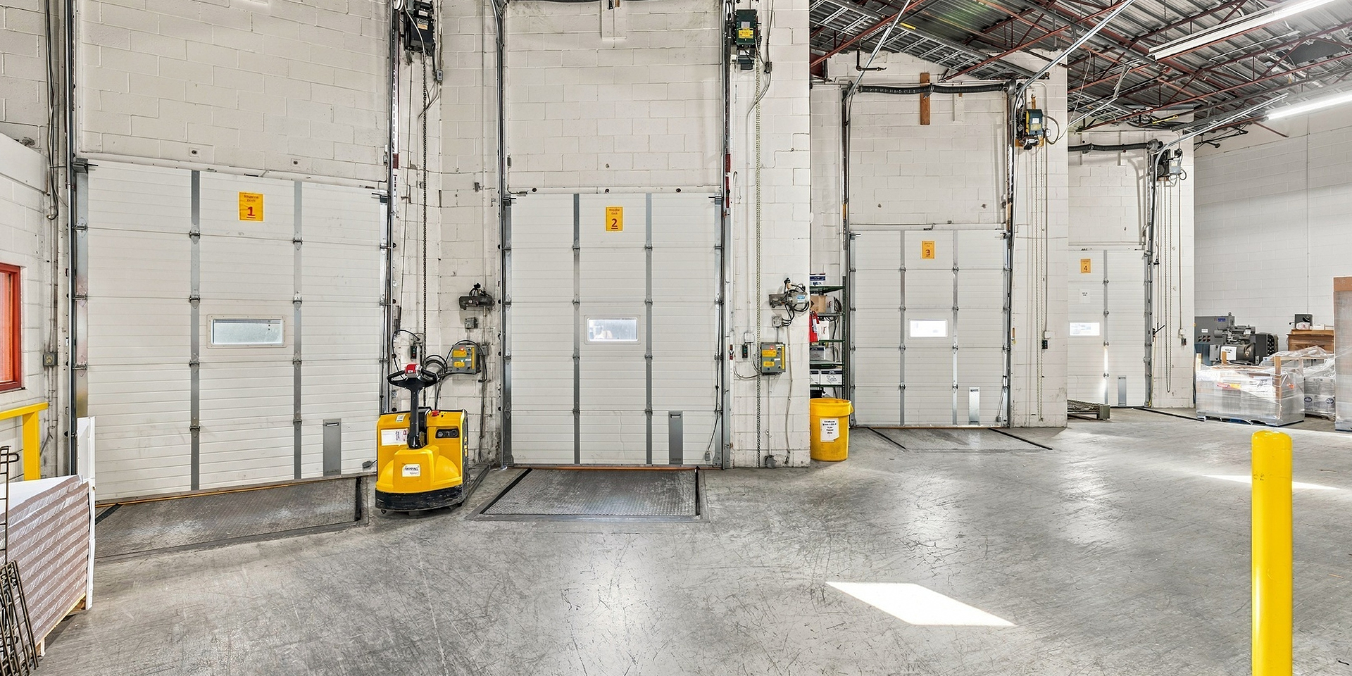 6400 Northwest Drive warehouse shipping doors