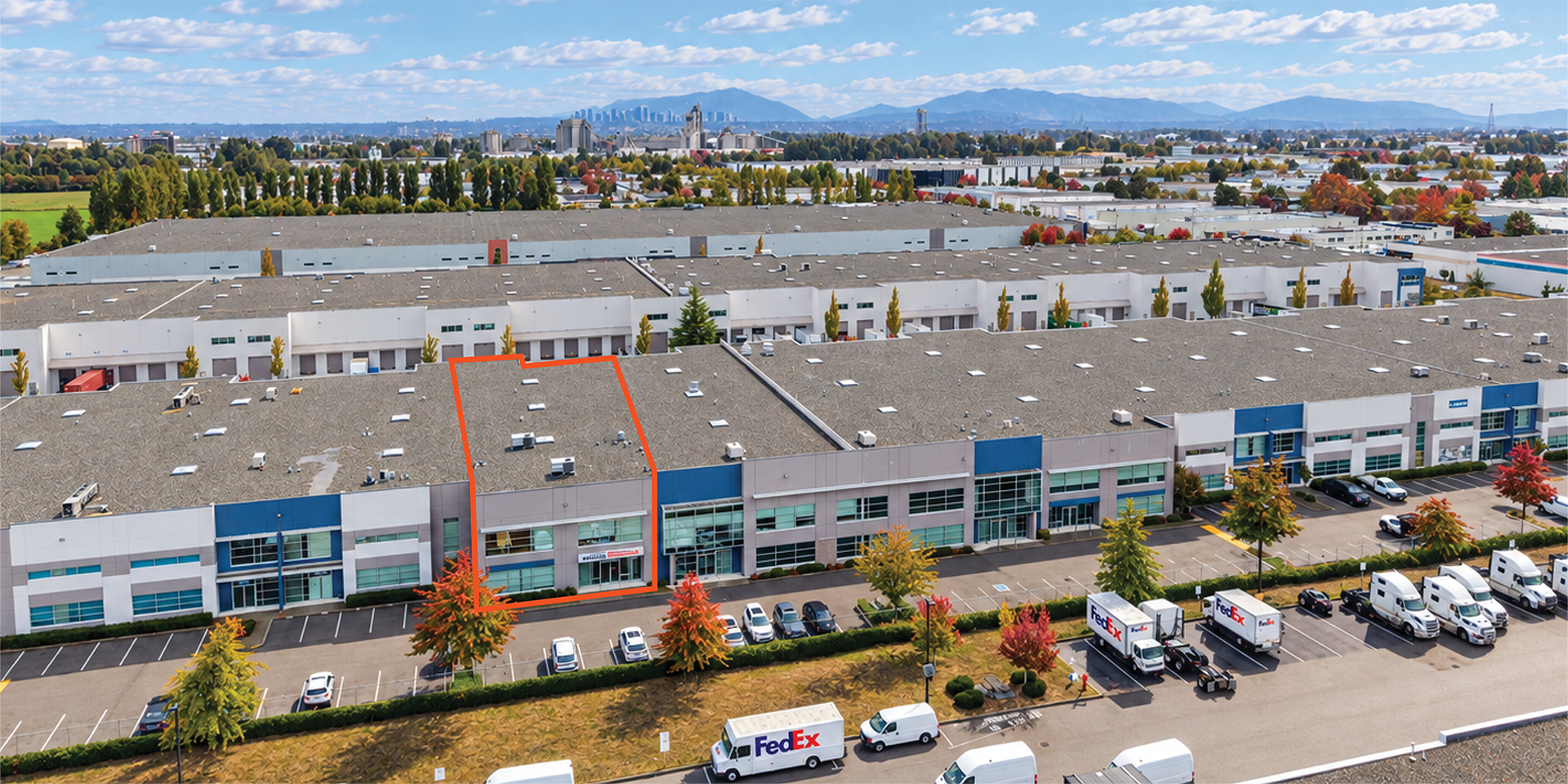 6901 72nd Street aerial with property outlined