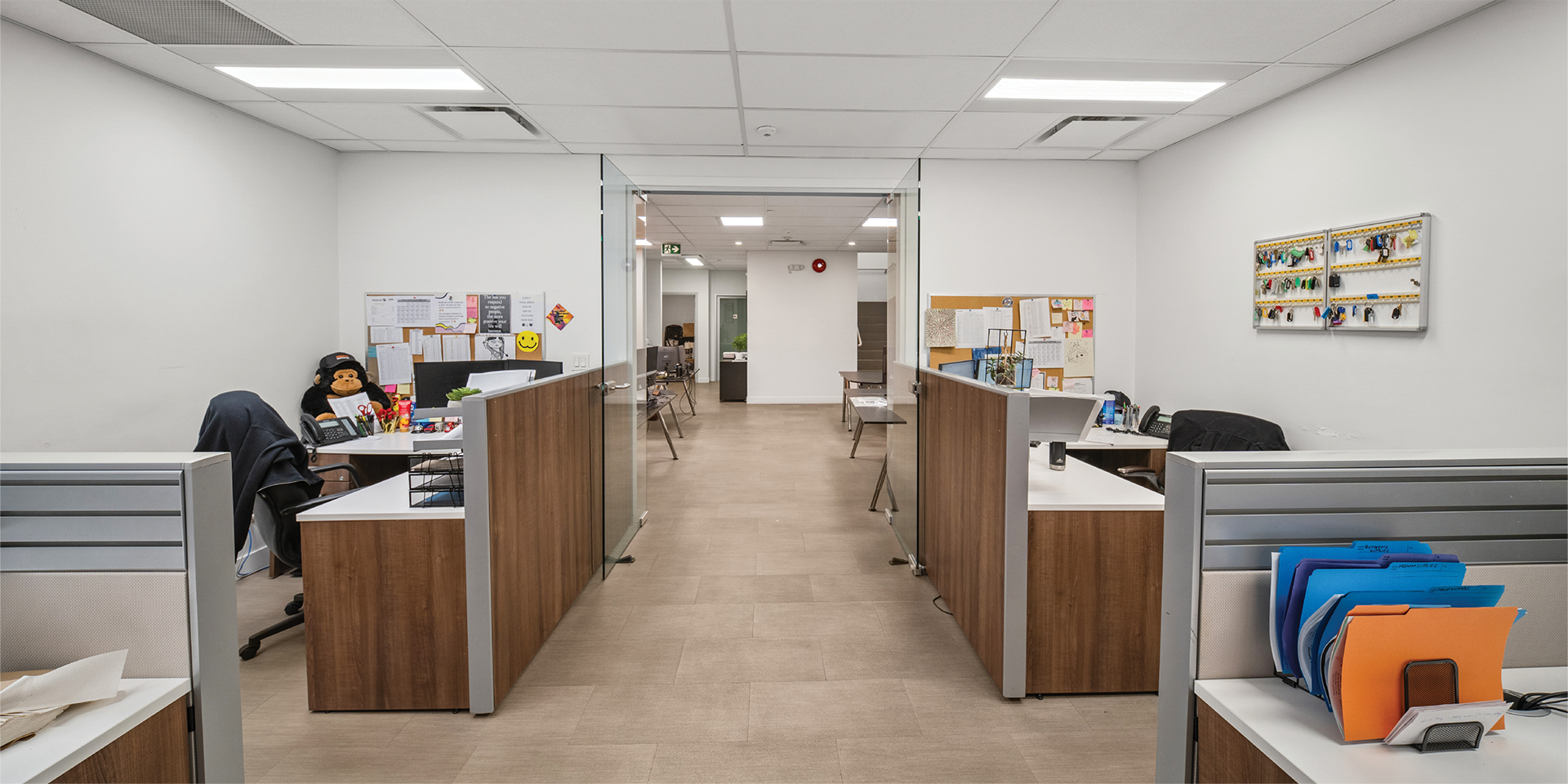 6901 72nd Street building interior open office area