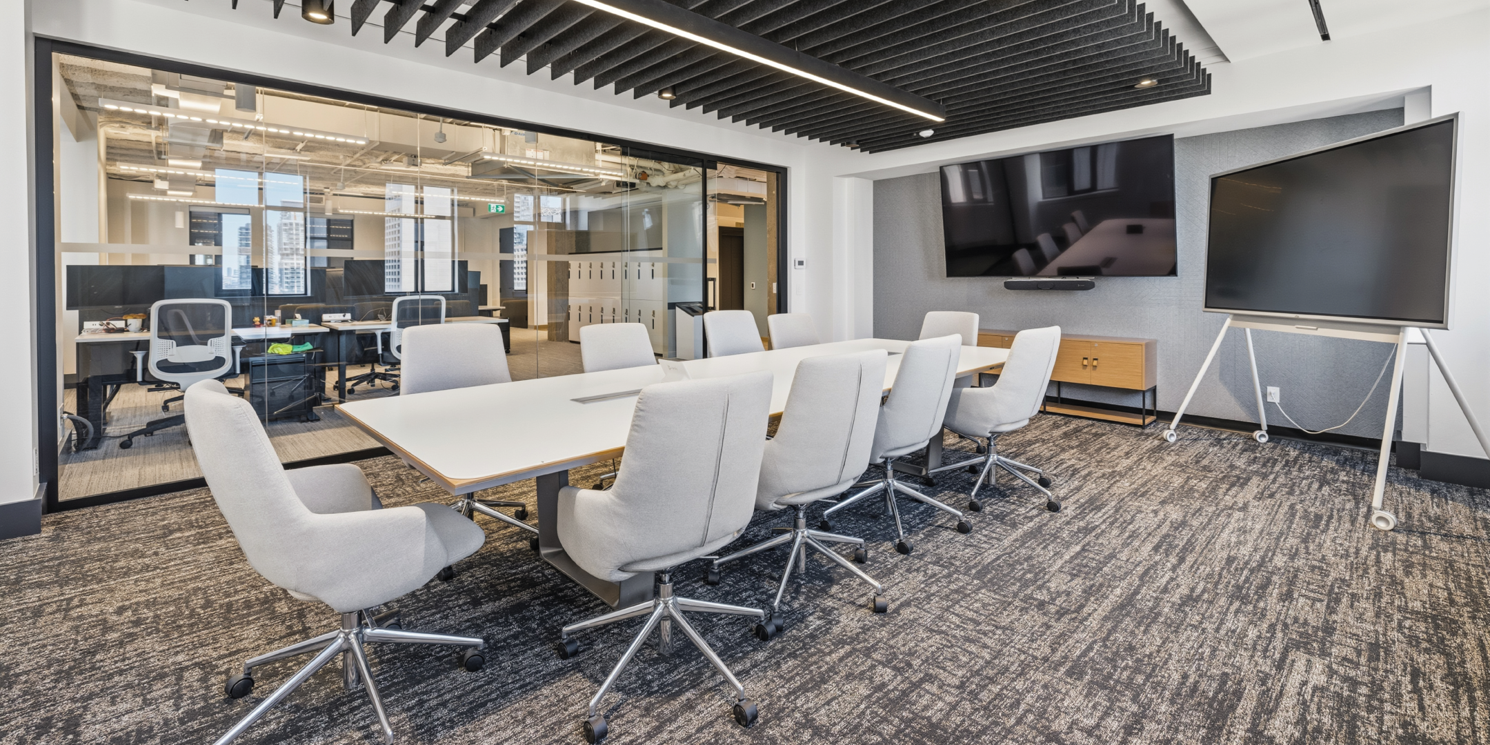 80 Richmond St W Boardroom with TV