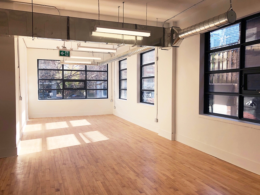 204 Spadina Ave office space with big windows
