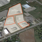 43 Highway 5 Aerial View, with Property Outlines