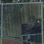 Aerial of Available Land at 4136 Greenlane Road 