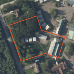 5049 McNeely Road Land with Orange Property Outline