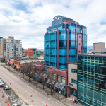 1055 West Broadway building exterior showing main entrance
