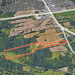 18823 Old Yonge Street Land with Orange Property Outline