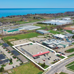 321 Main Street E Building outlined in white