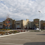 1195-1225 Maple Avenue exterior showing storefronts and parking