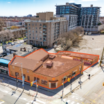 2777 Danforth Avenue thumbnail exterior view of the whole building with orange outline