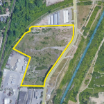 Aerial of Land at 3807 Stanley Avenue