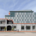 117 West 5th Avenue building exterior showing main entrance with unit outlined