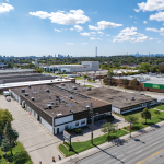 2135-2139 Lawrence Avenue E building aerial shot